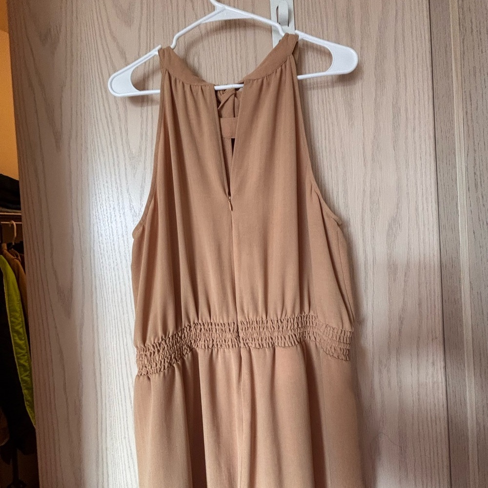 BCBGeneration Tan Jumpsuit